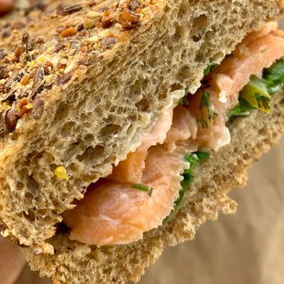 Smoked Salmon Sandwich