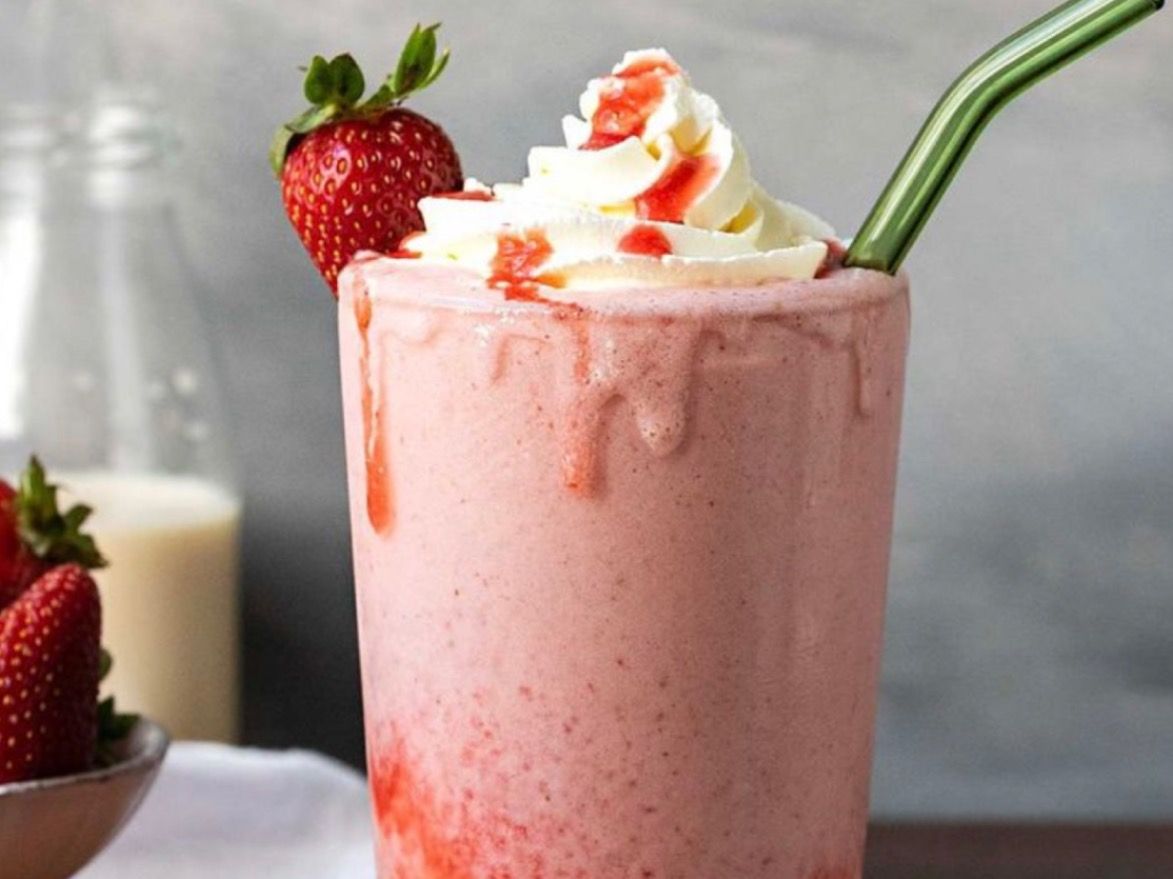 strawberry milkshake