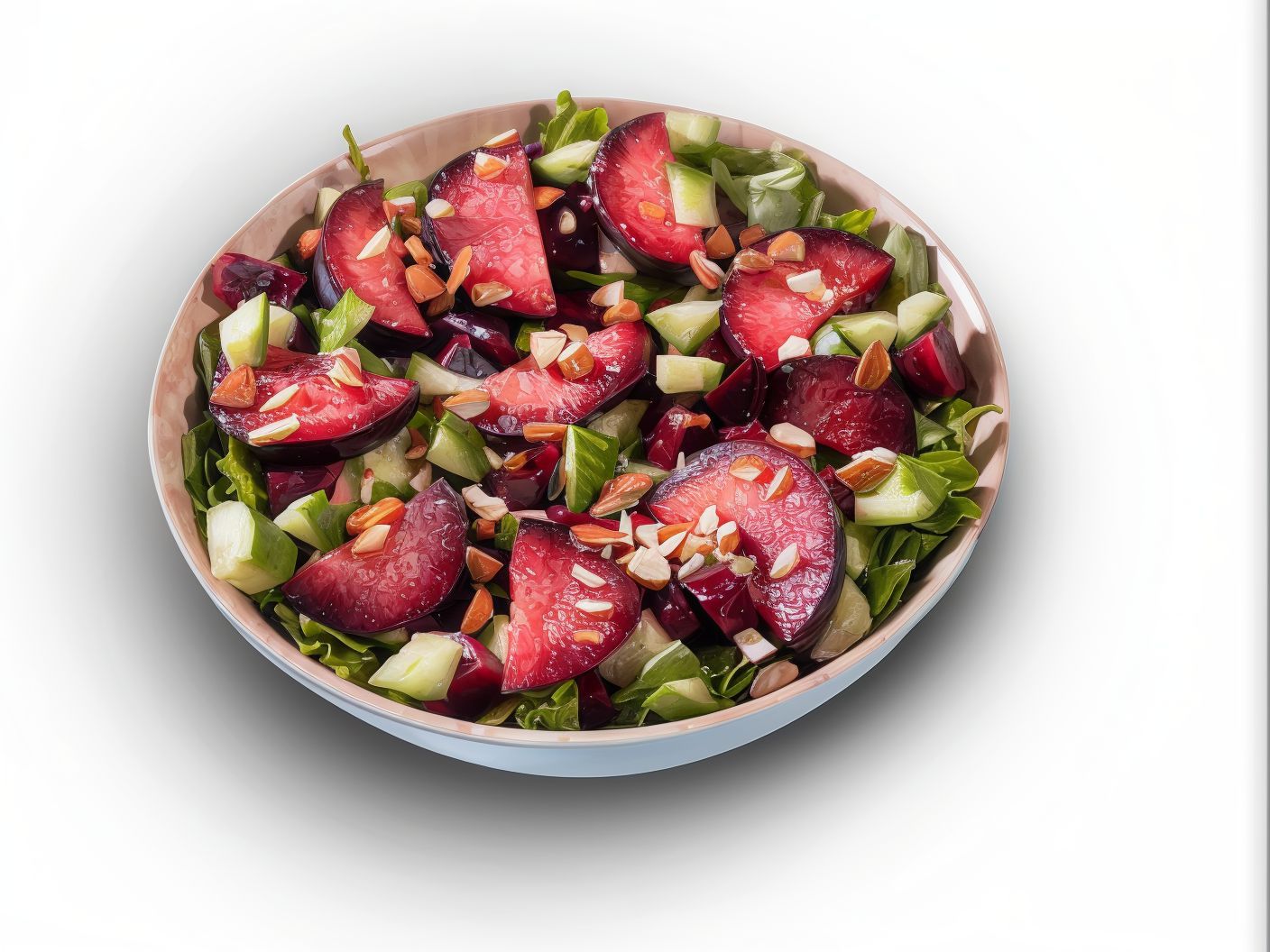 Plum Passion Salad shaghaf