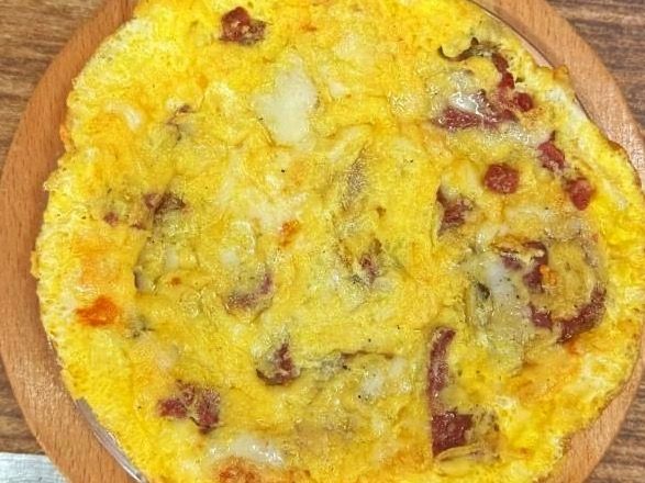 Pastrami Mix Cheese Omelette