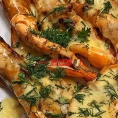 جمبري فراشة مشوي متوسط