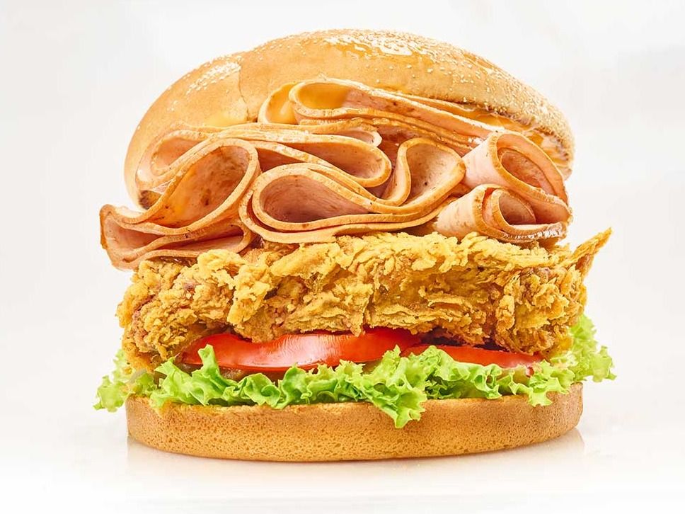 Smoked Turkey Chicken Burger