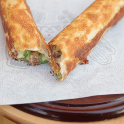 Vegetable roll pie