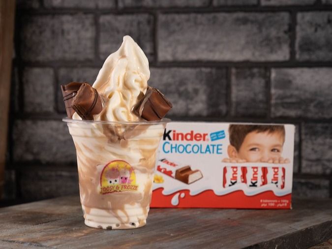 Kinder Chocolate Ice Cream