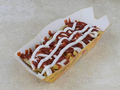 Ketchup And Mayonnaise Potato Dish