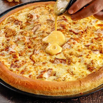 super crunchy pizza