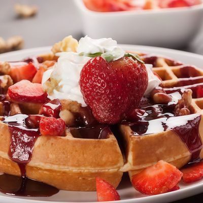 Waffle With Qeshta