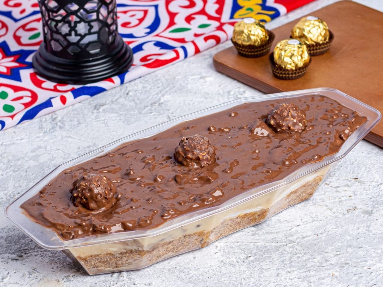 Kunafa Ferrero Rocher Spread Service