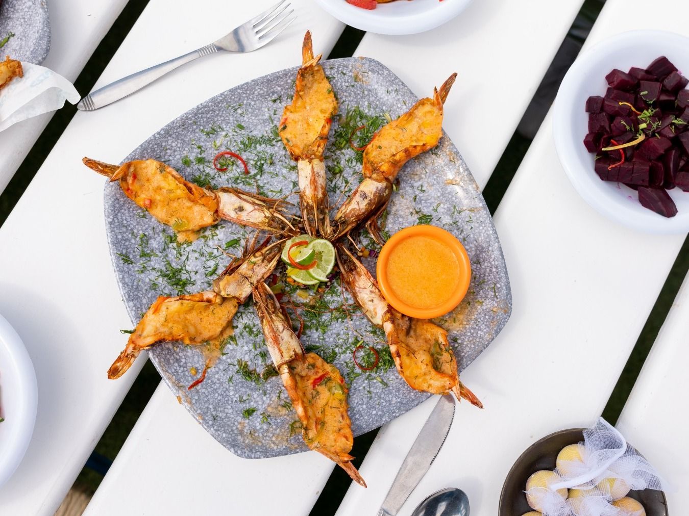 Butter Fly Shrimp Platter