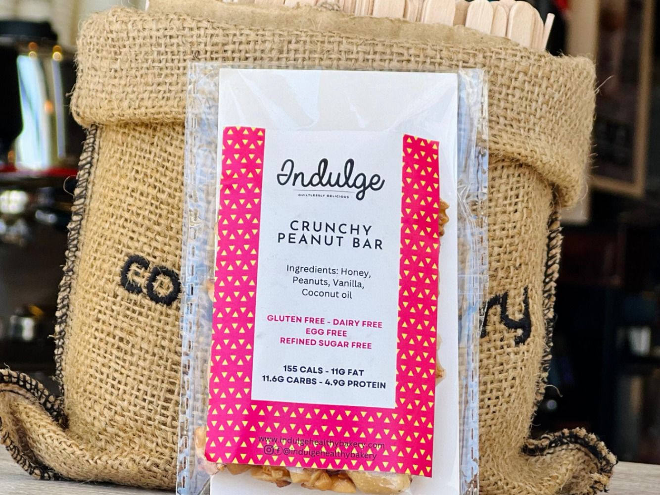 Gluten free Crunchy Peanut bar
