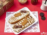 Cream With Lotus And Lotus Biscuits Sandwich