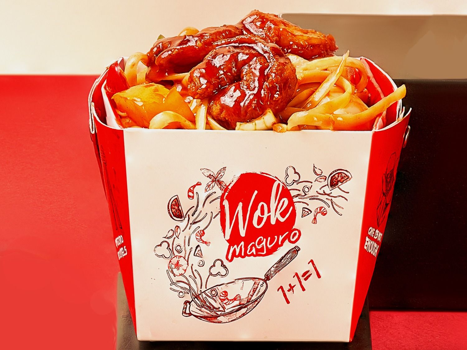 Sweet And Sour Noodles Shrimp