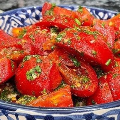 Marinated tomatoes