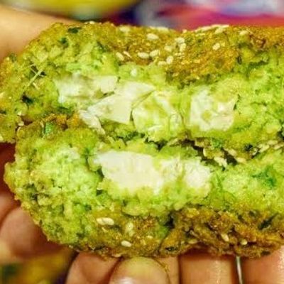 فطيرة فلافل مع جبنة كيري