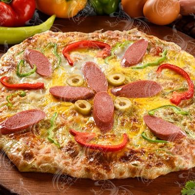 Hot dog egg pie
