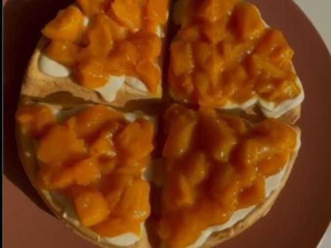 White Mango Waffle