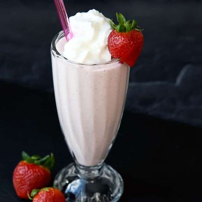 Strawberry milkshake