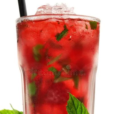Raspberry mojito