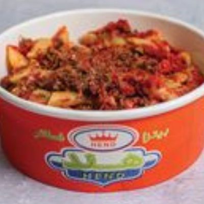 Pasta with meat casserole