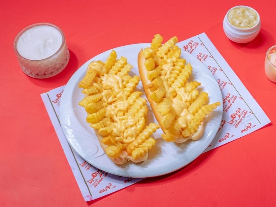 Sandwich French Fries With Cheddar