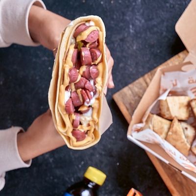 Hot Dog Crepe