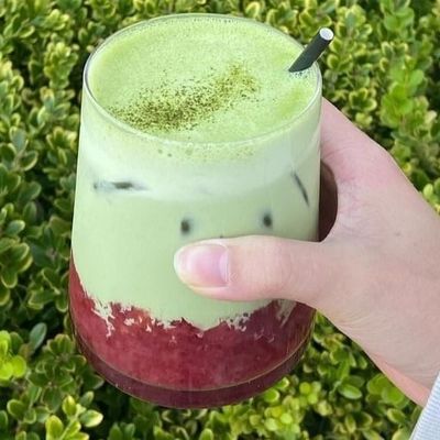 Matcha Strawberry Ice