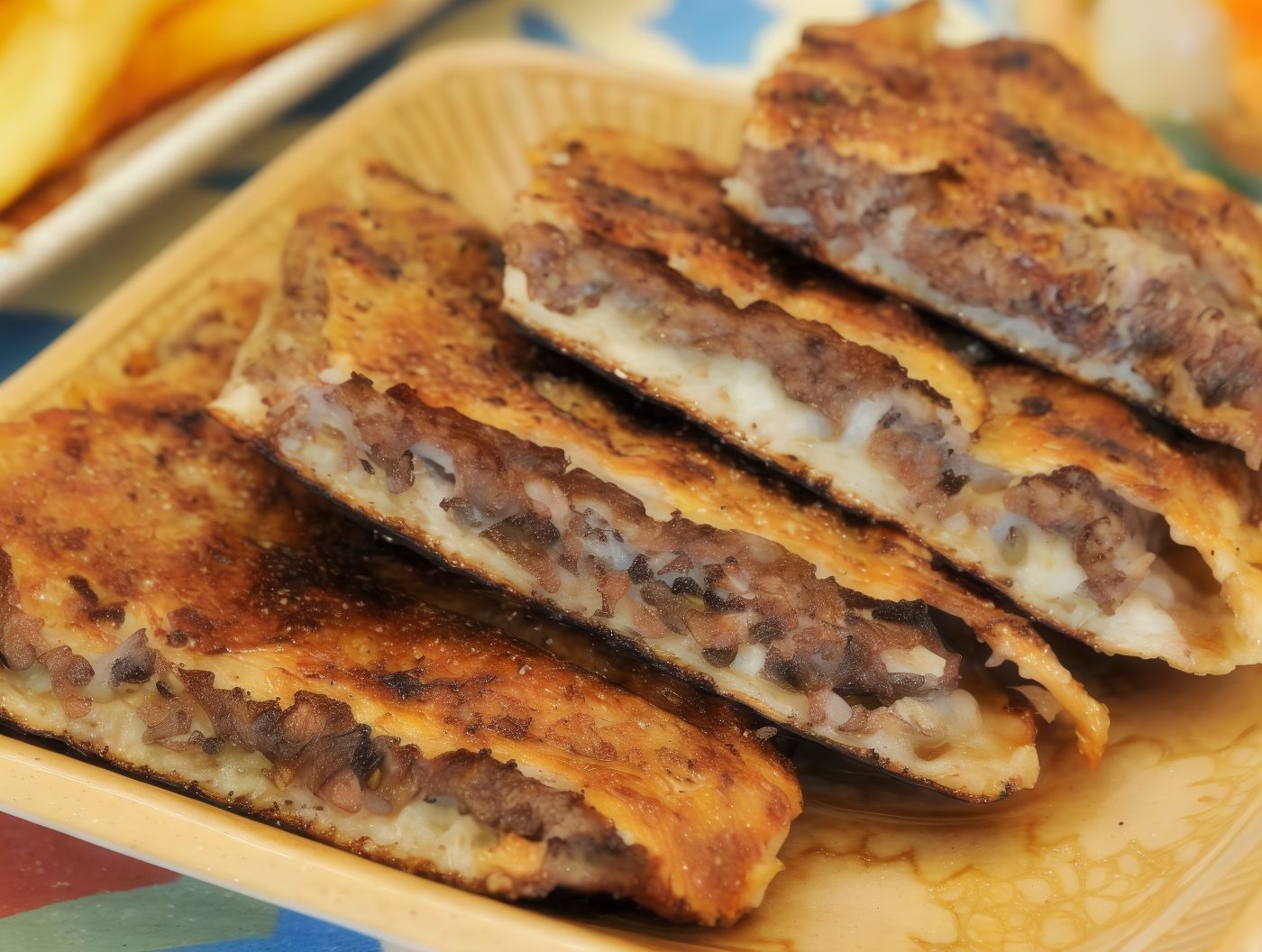 4 Hawashi Roumi Cheese on Charcoal