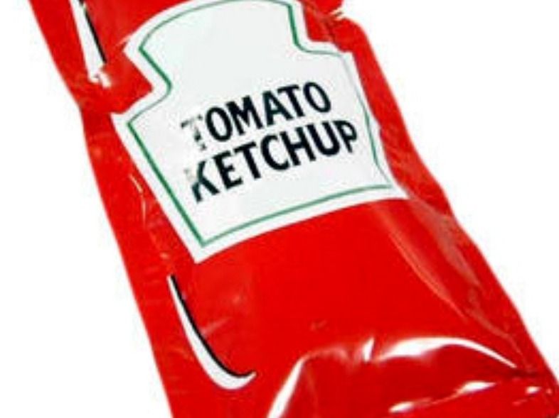 Packet of ketchup