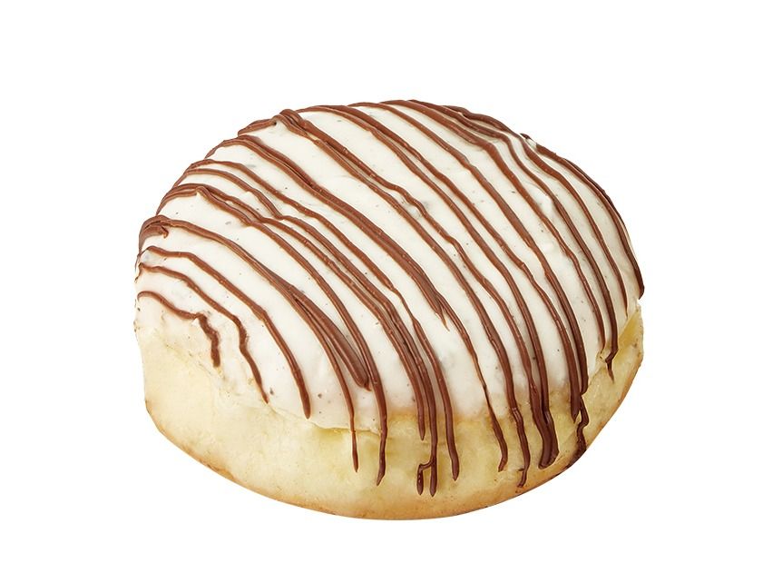 White Cookies "N" Cream Filled Donut