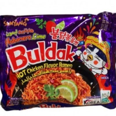 Buldak Habanero Lime Hot Chicken Flavor Ramen Noodles