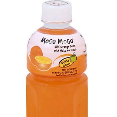 Mogu Mogu Orange Juice 25% With Nata De Coco