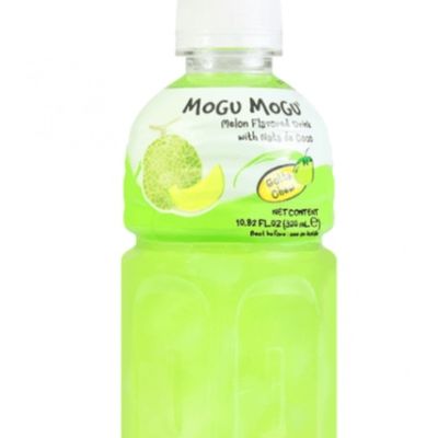 Mogu Mogu Melon Flavoured Drink With Nata De Coco