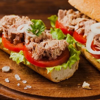 Tuna Focaccia Bread