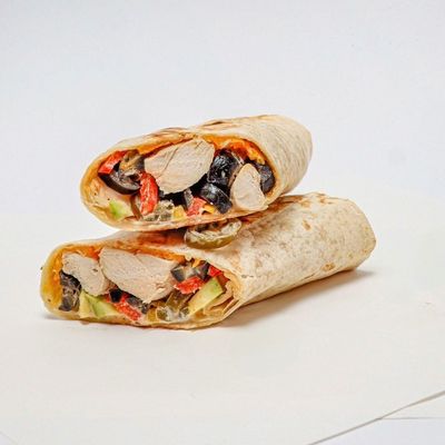 Healthy Spicy Chicken Wrap
