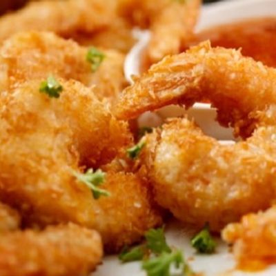 Clean Peeled Fried Shrimp Meat