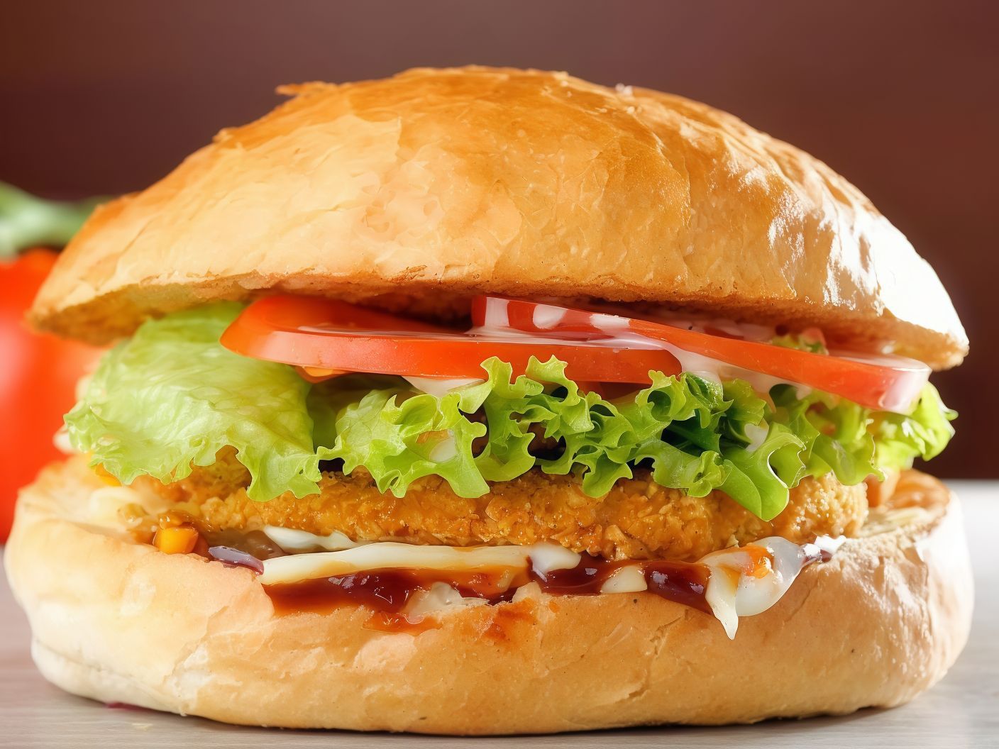 Plain Chicken Burger