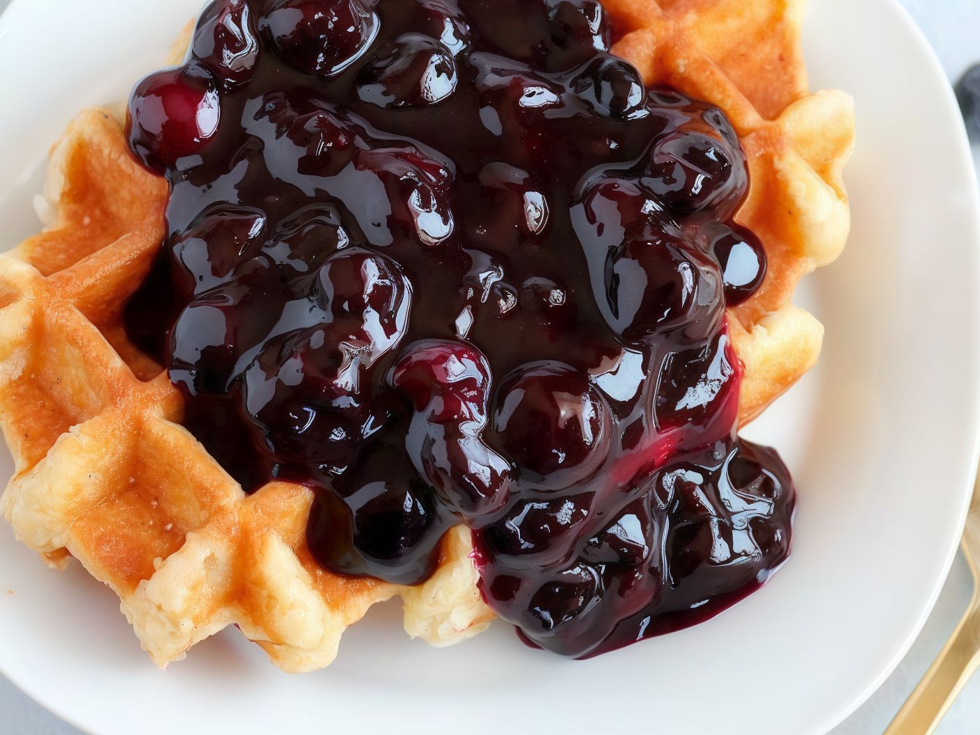 Blueberry Waffle Bites