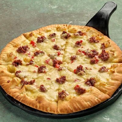 Sujuk And Cheese Manoushe