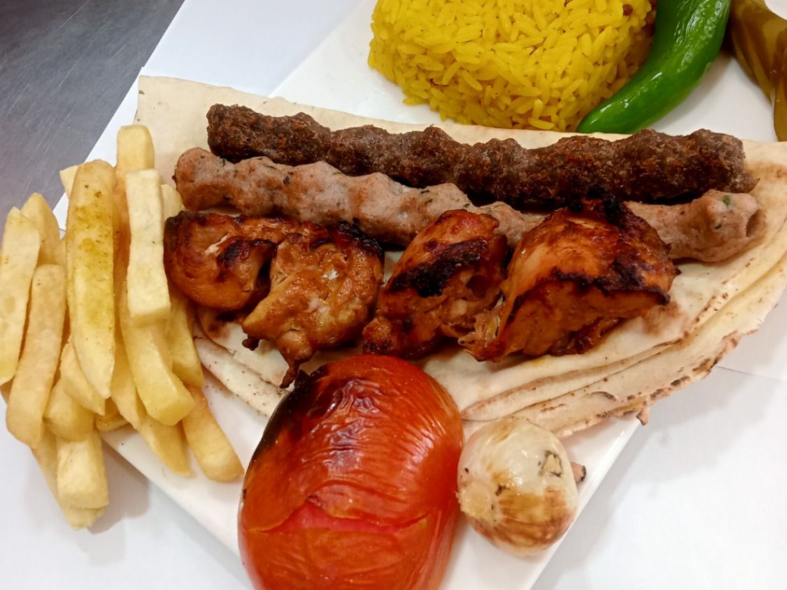 Large Charcoal Grilled Chicken Kofta Meal