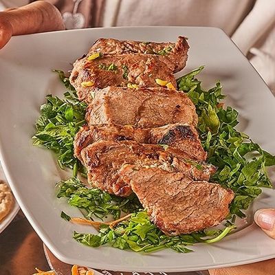 Mixed veal kebab