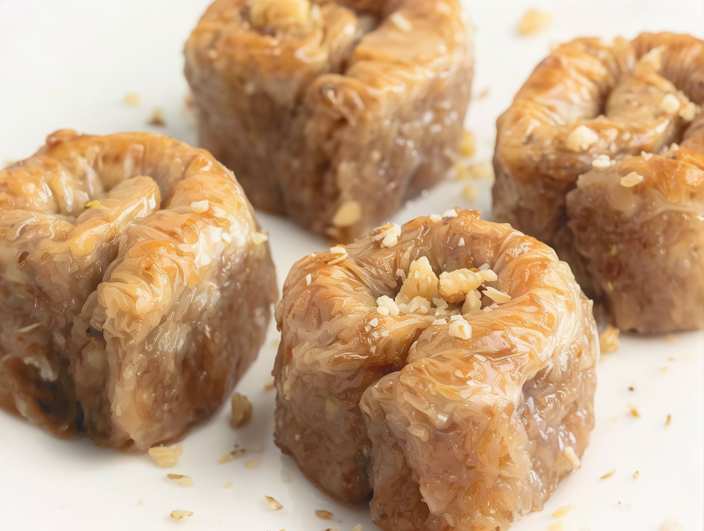 Walnut Sarma Baklava (Four Pieces)