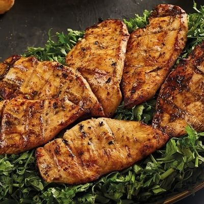 Grilled chicken breasts