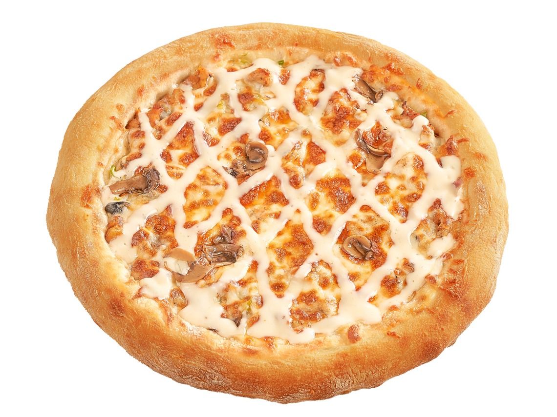 Creamy Cheese Chicken Pizza