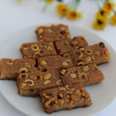 Hazelnut Basbousa