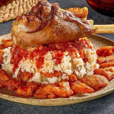 Grilled Shank Served With Fatteh