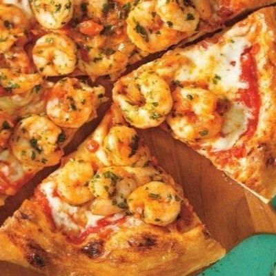 Shrimp pizza