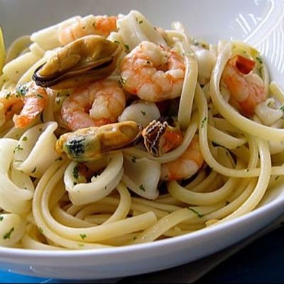 Seafood Pasta (Shrimp and Crabs)