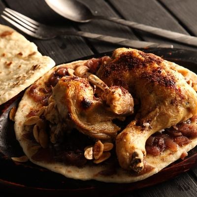 فخذ دجاج مسخن ربع