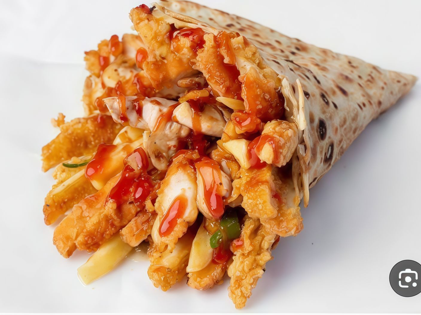Sweet And Sour Chicken Crepe