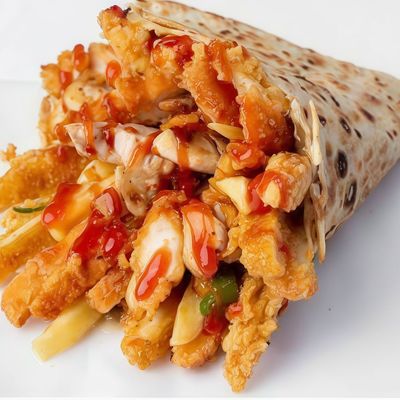 Sweet And Sour Chicken Crepe